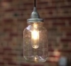 mason jar hanging light